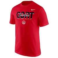Men's Nike Christine Sinclair Red Canada Soccer GOAT Logo Core Player Name & Number T-Shirt