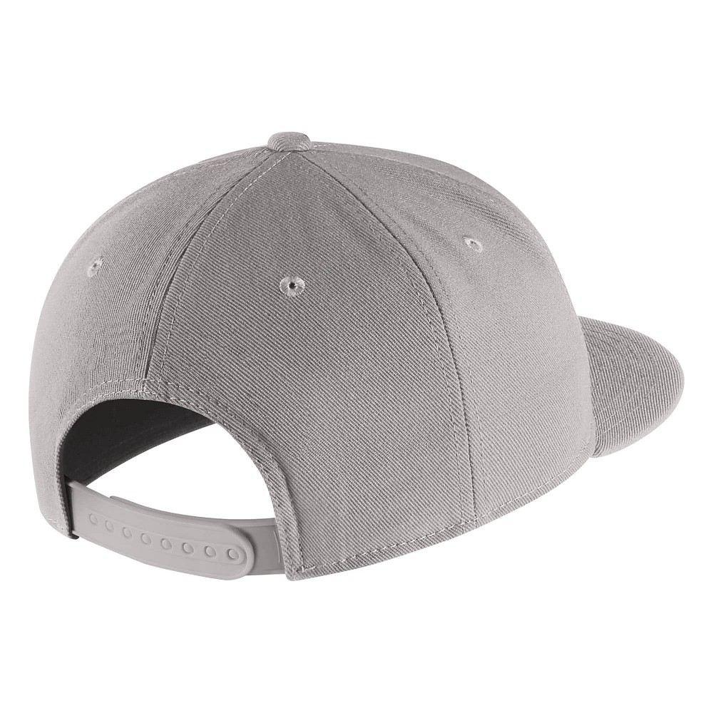 Men's Nike Gray Canada Soccer Pro Snapback Hat