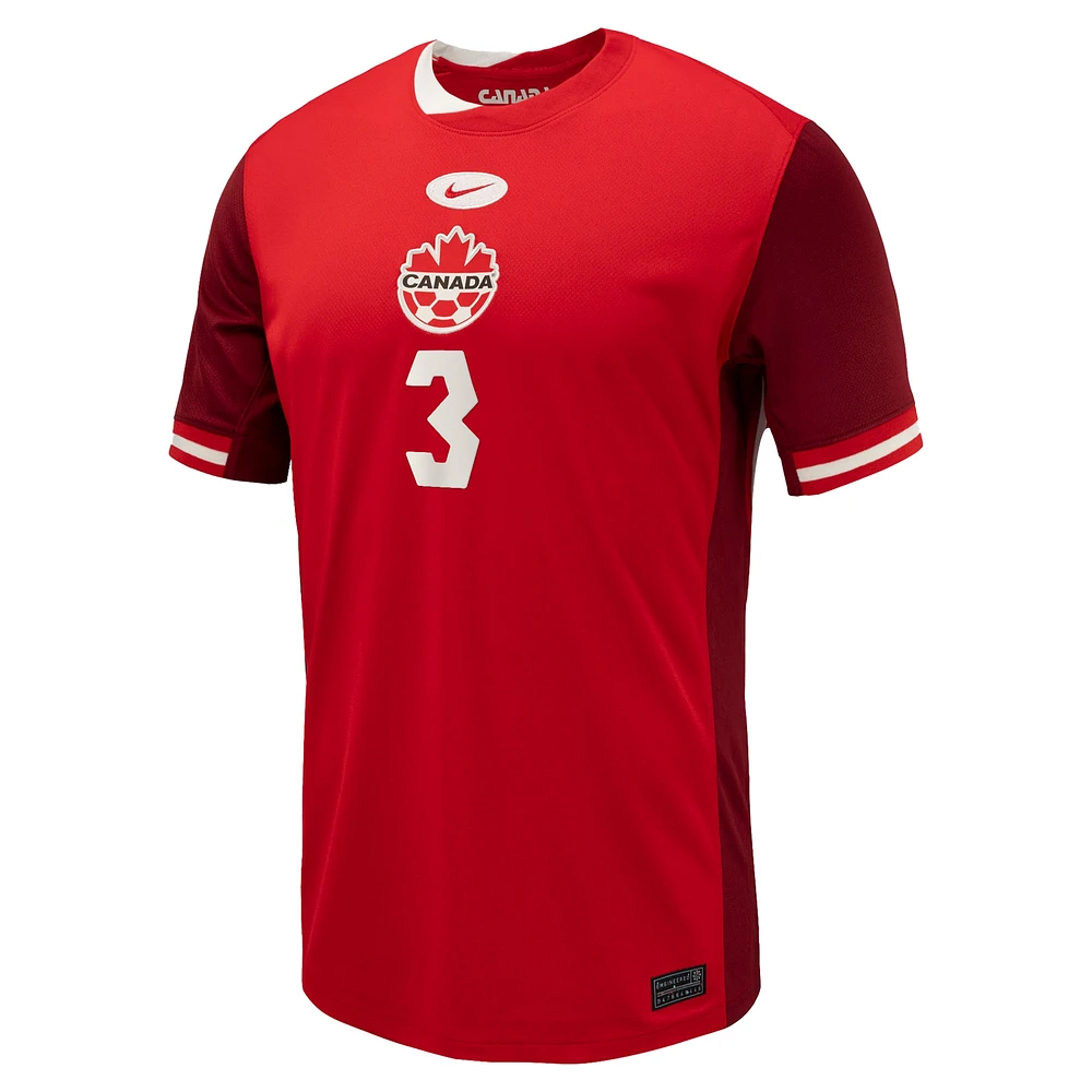 Men's Nike Kadeisha Buchanan Red Canada Soccer 2024 Home Replica Jersey
