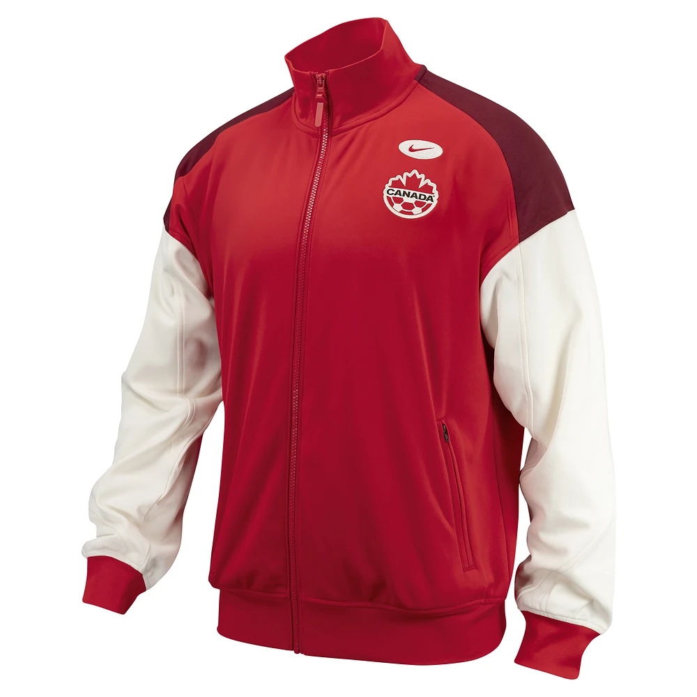 Men's Nike Red Canada Soccer 2024 Anthem Performance Full-Zip Jacket