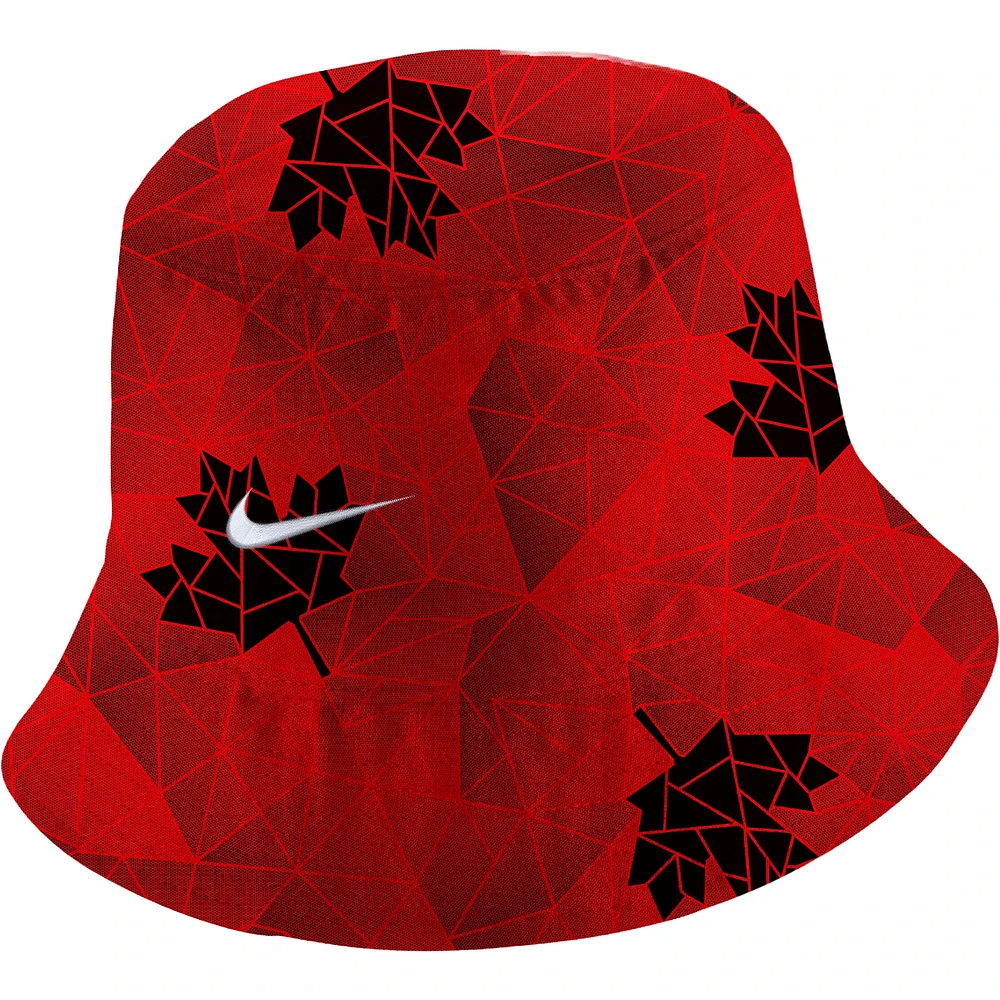 Men's Nike Red Canada Soccer Core Bucket Hat