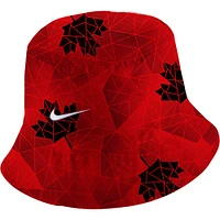 Men's Nike Red Canada Soccer Core Bucket Hat