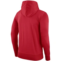 Men's Nike Red Canada Soccer Performance Fleece Pullover Hoodie