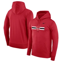 Men's Nike Red Canada Soccer Performance Fleece Pullover Hoodie