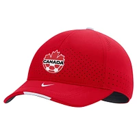 Men's Nike Red Canada Soccer Primary Logo Legacy91 Adjustable Hat