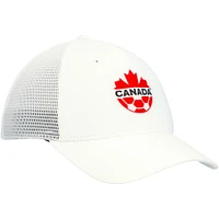 Men's Nike White Canada Soccer Legacy91 Aerobill Performance Flex Hat