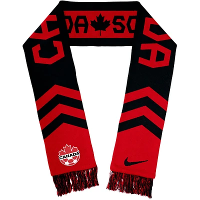 Nike Red/Black Canada Soccer Jacquard - Scarf