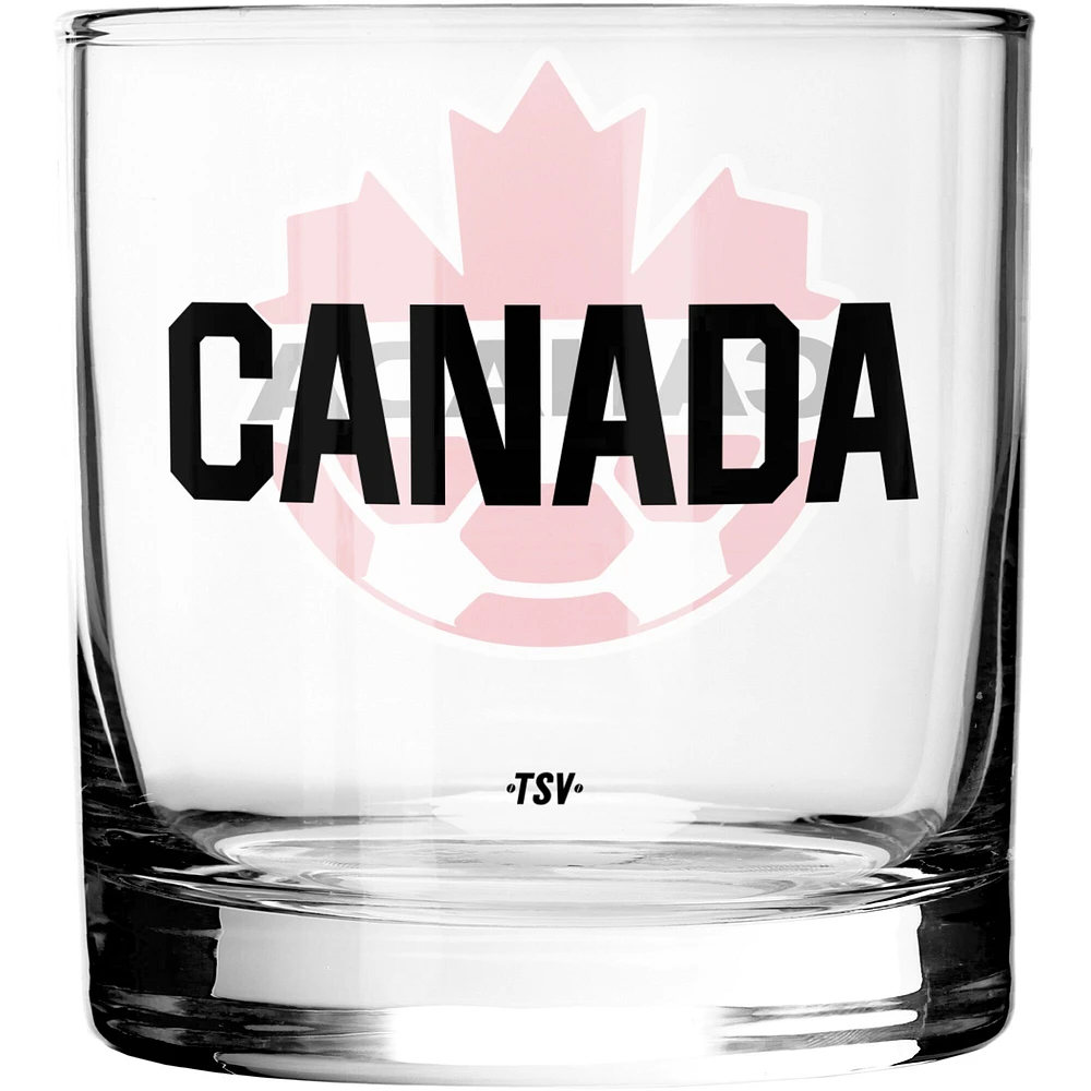The Sports Vault Canada Soccer - 11oz. Rocks Glass