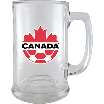 The Sports Vault Canada Soccer - 15oz. Glass Sport Mug