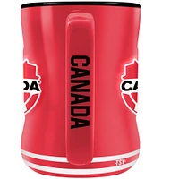 The Sports Vault Red Canada Soccer 14oz. Sculpted Mug