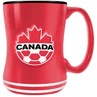 The Sports Vault Red Canada Soccer 14oz. Sculpted Mug