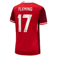 Women's Nike Jessie Fleming Red Canada Soccer 2024 Home Replica Jersey