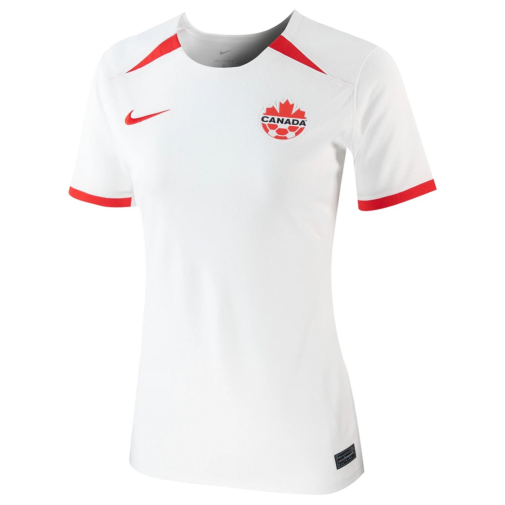 Women's Nike White Canada National Team 2023 Away Replica Jersey