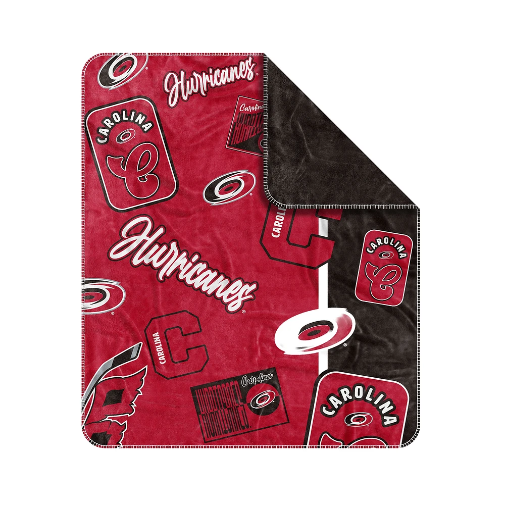  Carolina Hurricanes 50" x 60" Dream Weave Throw Blanket