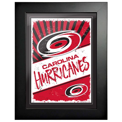Carolina Hurricanes - 12'' x 16'' Classic Print Framed Art
