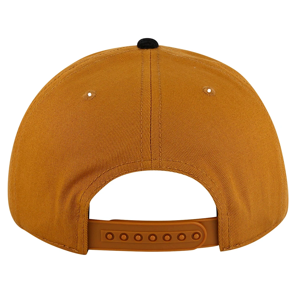 Casquette ajustable Burnett pour homme, couleur marron/noir, style American Needle, Carolina Hurricanes