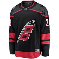 Men's Fanatics Brendan Lemieux Black Carolina Hurricanes Home Premier Breakaway Player Jersey