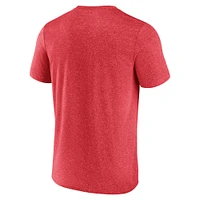 Men's Fanatics Heather Red Carolina Hurricanes Property Of T-Shirt