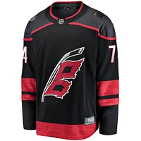 Men's Fanatics Jaccob Slavin Black Carolina Hurricanes Home Breakaway Player Jersey