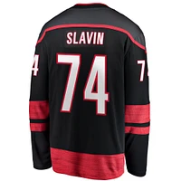 Men's Fanatics Jaccob Slavin Black Carolina Hurricanes Home Breakaway Player Jersey