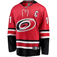 Men's Fanatics Jordan Staal Red Carolina Hurricanes Alternate Breakaway Jersey