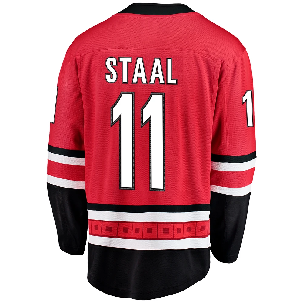Men's Fanatics Jordan Staal Red Carolina Hurricanes Alternate Breakaway Jersey