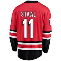 Men's Fanatics Jordan Staal Red Carolina Hurricanes Alternate Breakaway Jersey