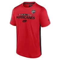 Men's Fanatics Red Carolina Hurricanes 2023 NHL Stadium Series Authentic Pro T-Shirt