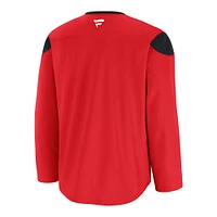 Men's Fanatics Red Carolina Hurricanes Home Practice Jersey