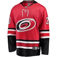 Men's Fanatics Sebastian Aho Red Carolina Hurricanes Alternate Breakaway Player Jersey