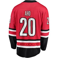 Men's Fanatics Sebastian Aho Red Carolina Hurricanes Alternate Breakaway Player Jersey