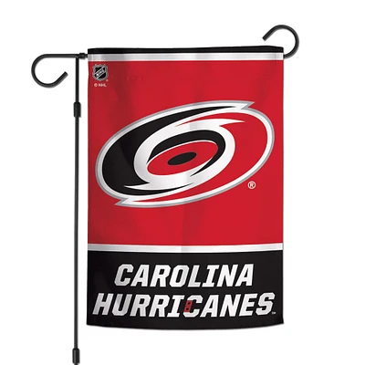 Drapeau de jardin double face WinCraft Carolina Hurricanes 12" x 18"