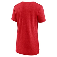 Women's Fanatics Heather Red Carolina Hurricanes Special Edition 2.0 Modern T-Shirt