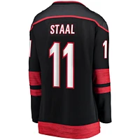 Women's Fanatics Jordan Staal Black Carolina Hurricanes Home Captain Patch Breakaway Player Jersey