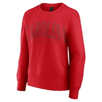 Women's Fanatics  Red Carolina Hurricanes Elements Flow Pullover Sweatshirt