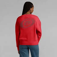 Women's Fanatics  Red Carolina Hurricanes Elements Flow Pullover Sweatshirt