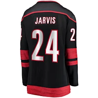 Women's Fanatics Seth Jarvis Black Carolina Hurricanes Home Breakaway Player Jersey