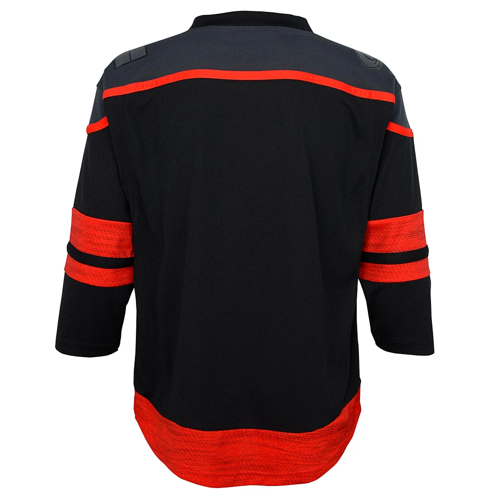 Youth  Black Carolina Hurricanes Home Premier Jersey