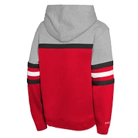Youth Mitchell & Ness Red Carolina Hurricanes Head Coach Pullover Hoodie