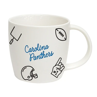 Panthères de la Caroline 18oz. Tasse de meneur de jeu