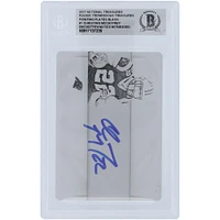 Christian McCaffrey Carolina Panthers Autographed 2017 Panini National Treasures Rookie Tremendous Treasures Black Printing Plate #1 #1/1 Beckett Fanatics Witnessed Authenticated Rookie Card 