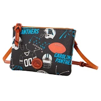 Dooney & Bourke Carolina Panthers Top Zip Crossbody Purse