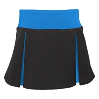 Girls Toddler Black Carolina Panthers Spirit Cheer Two-Piece Cheerleader Set with Bloomers