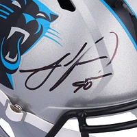 Julius Peppers Carolina Panthers Autographed Riddell Speed Replica Helmet