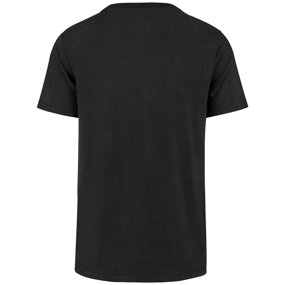 Men's '47 Black Carolina Panthers Gridiron Classics Time Lock Franklin T-Shirt