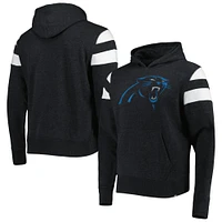 Chandail à capuche Premier Nico des Carolina Panthers '47 noir chiné pour hommes