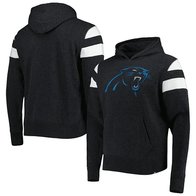 Chandail à capuche Premier Nico des Carolina Panthers '47 noir chiné pour hommes