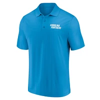 Men's Black/Blue Carolina Panthers Dueling Two-Pack Polo Set