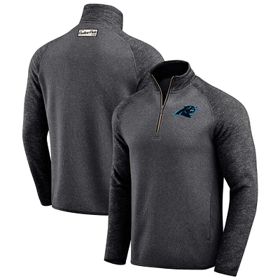 Veste zippée ton sur pour homme de la collection Darius Rucker Fanatics, motif Carolina Panthers noir