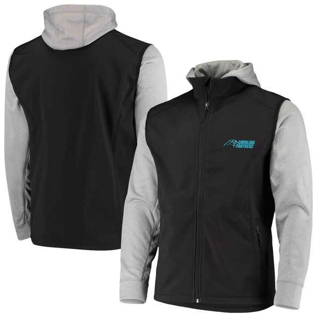Veste Dunbrooke pour homme Alpha Full-Zip des Panthers de la Caroline, noir/gris